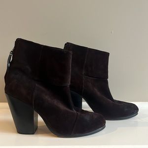 rag & bone suede Newbury booties
